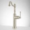 Signature Hardware Sidonie 1.2 GPM Single Hole Vessel Bathroom Faucet with Drain Assembly