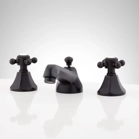 Signature Hardware Boca Raton 1.2 GPM Widespread Bathroom Faucet with Pop-Up Drain Assembly 1 Signature Hardware Boca Raton 1.2 GPM Widespread Bathroom Faucet with Pop-Up Drain Assembly