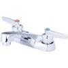 Central Brass 1.2 GPM Double Handle Bathroom Faucet with Lever Handles