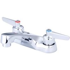 Central Brass 1.2 GPM Double Handle Bathroom Faucet with Lever Handles