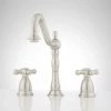 Signature Hardware Victorian Widespread Bathroom Faucet - Cross Handles