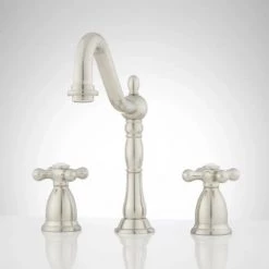 Signature Hardware Victorian Widespread Bathroom Faucet - Cross Handles