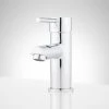 Signature Hardware Rotunda 1.2 GPM Single Hole Bathroom Faucet with Straight Spout and Pop-up Drain Assembly