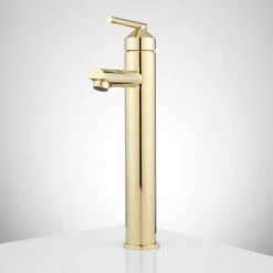 Signature Hardware Elvan Vessel Bathroom Faucet with Drain Assembly - Set of 2