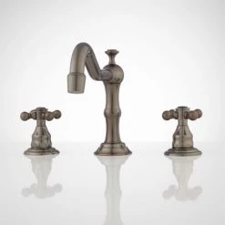Signature Hardware Barbour 1.2 GPM Widespread Bathroom Faucet with Pop-up Drain Assembly