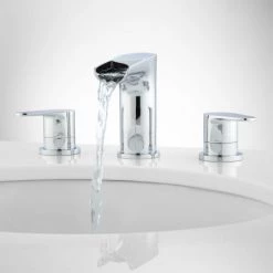 Signature Hardware Pagosa 1 GPM Widespread Bathroom Faucet with Pop-Up Drain Assembly