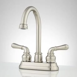 Signature Hardware Brannigan 1 GPM Centerset Bathroom Faucet with Pop-up Drain Assembly