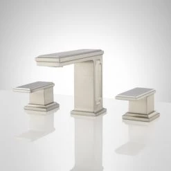 Signature Hardware Ryle 1.2 GPM Widespread Bathroom Faucet with Drain Assembly - Set of 2