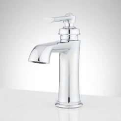 Signature Hardware Cooper Single Hole Bathroom Faucet with Pop-Up Drain Assembly