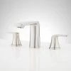 Signature Hardware Luna 1.2 GPM Widespread Bathroom Faucet with Pop-Up Drain Assembly