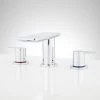 Signature Hardware Hollyn 1.2 GPM Widespread Bathroom Faucet with Pop-Up Drain Assembly