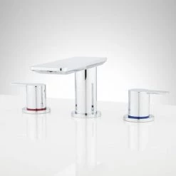 Signature Hardware Hollyn 1.2 GPM Widespread Bathroom Faucet with Pop-Up Drain Assembly