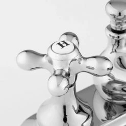 Signature Hardware Greensboro Centerset Bathroom Faucet Cross Handles - Overflow -Central Brass store signature hardware 445922 alternate image 368