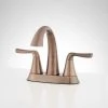 Signature Hardware Provincetown 1.2 GPM Centerset Bathroom Faucet with Metal Lever Handles and Pop-Up Drain Assembly