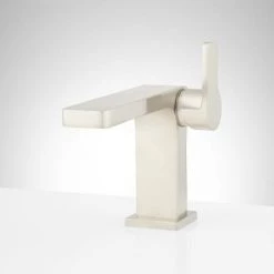 Signature Hardware Hibiscus 1.2 GPM Single Hole Bathroom Faucet with Pop-Up Drain Assembly
