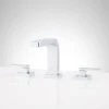 Signature Hardware Hibiscus 1.2 GPM Widespread Bathroom Faucet with Pop-Up Drain Assembly