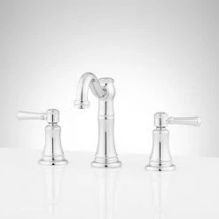 Signature Hardware St. Martin 1.2 GPM Widespread Bathroom Faucet with Pop-Up Drain Assembly