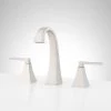 Signature Hardware Vilamonte 1.2 GPM Widespread Bathroom Faucet with Metal Lever Handles and Pop-Up Drain Assembly