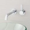 Signature Hardware Edenton 1.2 GPM Wall Mounted Bathroom Faucet with Lever Handle