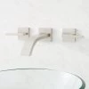 Signature Hardware Ultra Wall Mounted Bathroom Faucet - Lever Handles