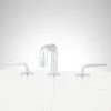 Signature Hardware Ruscello 1.2 GPM Widespread Bathroom Faucet with Zinc Lever Handles and Pop-Up Drain Assembly
