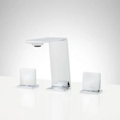 Signature Hardware Essato 1.2 GPM Widespread Bathroom Faucet with Zinc Knob Handles and Pop-Up Drain Assembly