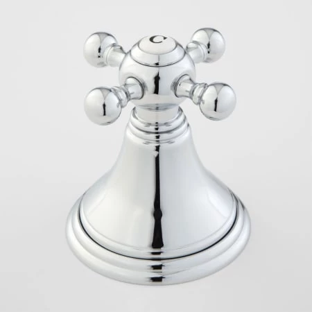 Signature Hardware Melanie 1.2 GPM Widespread Bathroom Faucet with Small Metal Cross Handles and Pop-up Drain Assembly 5 Signature Hardware Melanie 1.2 GPM Widespread Bathroom Faucet with Small Metal Cross Handles and Pop-up Drain Assembly - Image 5