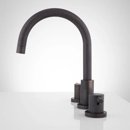 Signature Hardware Rotunda 1.2 GPM Widespread Bathroom Faucet with Pop-Up Drain Assembly 3 Signature Hardware Rotunda 1.2 GPM Widespread Bathroom Faucet with Pop-Up Drain Assembly - Image 3