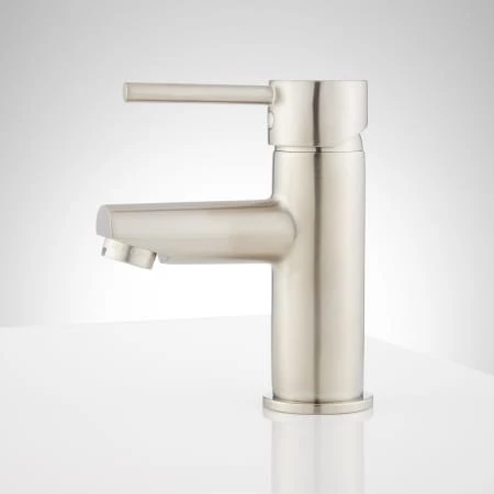 Signature Hardware Rotunda 1.2 GPM Single Hole Bathroom Faucet with Straight Spout and Pop-up Drain Assembly 2 Signature Hardware Rotunda 1.2 GPM Single Hole Bathroom Faucet with Straight Spout and Pop-up Drain Assembly - Image 2