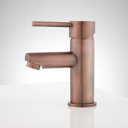 Signature Hardware Rotunda 1.2 GPM Single Hole Bathroom Faucet with Straight Spout and Pop-up Drain Assembly 4 Signature Hardware Rotunda 1.2 GPM Single Hole Bathroom Faucet with Straight Spout and Pop-up Drain Assembly - Image 4