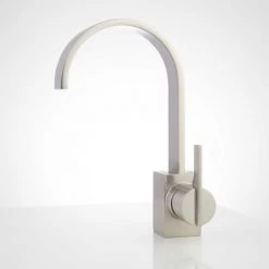 Signature Hardware Ultra 1.2 GPM Single Hole Bathroom Faucet with Drain Assembly - Set of 2 -Central Brass store signature hardware 920348 2 side view 278