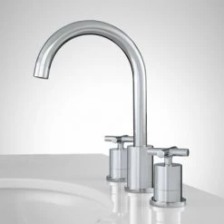 Signature Hardware Exira Widespread Bathroom Faucet - Overflow -Central Brass store signature hardware 922093 alternate view 41