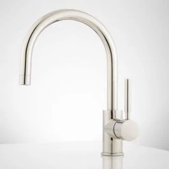 Signature Hardware Casimir Single Hole Bathroom Faucet with Pop-Up Drain Assembly -Central Brass store signature hardware 927809 alternate view 190