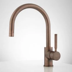 Signature Hardware Casimir Single Hole Bathroom Faucet with Pop-Up Drain Assembly -Central Brass store signature hardware 927809 alternate view 191