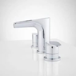 Signature Hardware Pagosa 1 GPM Widespread Bathroom Faucet with Pop-Up Drain Assembly -Central Brass store signature hardware 928335 alternate view 201