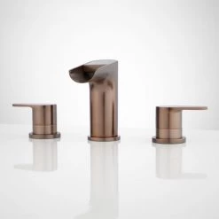 Signature Hardware Pagosa 1 GPM Widespread Bathroom Faucet with Pop-Up Drain Assembly -Central Brass store signature hardware 928335 alternate view 202