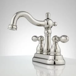 Signature Hardware Menza Centerset Bathroom Faucet with Pop-Up Drain Assembly -Central Brass store signature hardware 929372 alternate view 211