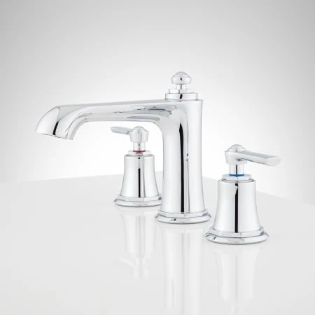 Signature Hardware Cooper 1.2 GPM Widespread Bathroom Faucet with Pop-Up Drain Assembly 3 Signature Hardware Cooper 1.2 GPM Widespread Bathroom Faucet with Pop-Up Drain Assembly - Image 3