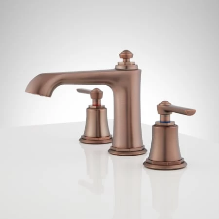 Signature Hardware Cooper 1.2 GPM Widespread Bathroom Faucet with Pop-Up Drain Assembly 4 Signature Hardware Cooper 1.2 GPM Widespread Bathroom Faucet with Pop-Up Drain Assembly - Image 4