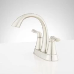 Signature Hardware Provincetown 1.2 GPM Centerset Bathroom Faucet with Metal Lever Handles and Pop-Up Drain Assembly -Central Brass store signature hardware 948569 alternate image 212