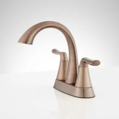 Signature Hardware Provincetown 1.2 GPM Centerset Bathroom Faucet with Metal Lever Handles and Pop-Up Drain Assembly -Central Brass store signature hardware 948569 alternate image 214