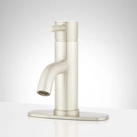 Signature Hardware Edenton 1.2 GPM Single Hole Bathroom Faucet with Pop-Up Drain Assembly 2 Signature Hardware Edenton 1.2 GPM Single Hole Bathroom Faucet with Pop-Up Drain Assembly - Image 2