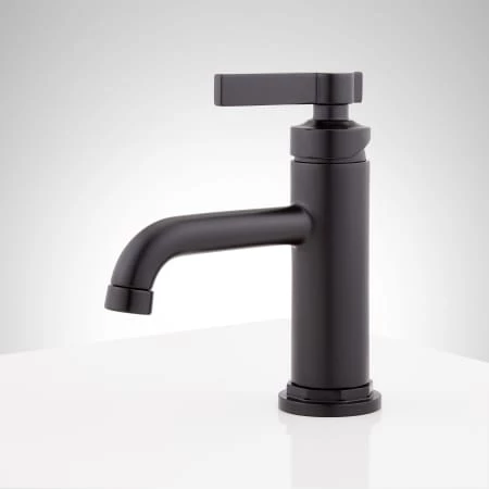 Signature Hardware Greyfield 1.2 GPM Single Hole Bathroom Faucet with Metal Lever Handle and Pop-Up Drain Assembly 5 Signature Hardware Greyfield 1.2 GPM Single Hole Bathroom Faucet with Metal Lever Handle and Pop-Up Drain Assembly - Image 5