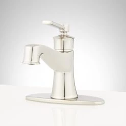 Signature Hardware Pendleton 1.2 GPM Single Hole Bathroom Faucet with Pop-Up Drain Assembly -Central Brass store signature hardware 948578 alternate image 64