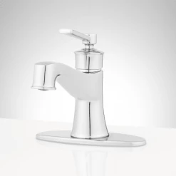 Signature Hardware Pendleton 1.2 GPM Single Hole Bathroom Faucet with Pop-Up Drain Assembly -Central Brass store signature hardware 948578 alternate image 66