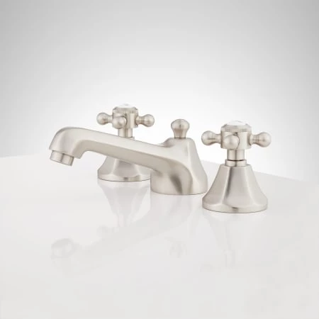 Signature Hardware Boca Raton 1.2 GPM Widespread Bathroom Faucet with Pop-Up Drain Assembly 2 Signature Hardware Boca Raton 1.2 GPM Widespread Bathroom Faucet with Pop-Up Drain Assembly - Image 2