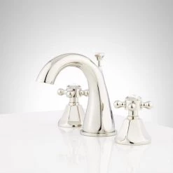 Signature Hardware Boca Raton 1.2 GPM Widespread Bathroom Faucet with Pop-Up Drain Assembly -Central Brass store signature hardware 948587 alternate image 94
