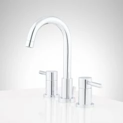 Signature Hardware Edenton 1.2 GPM Widespread Bathroom Faucet with Pop-Up Drain Assembly -Central Brass store signature hardware 948590 alternate image 107