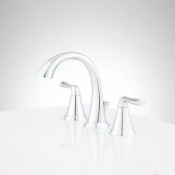 Signature Hardware Provincetown 1.2 GPM Widespread Bathroom Faucet with Metal Lever Handles and Pop-Up Drain Assembly -Central Brass store signature hardware 948596 alternate image 246