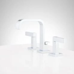 Signature Hardware Rigi 1.2 GPM Widespread Bathroom Faucet with Metal Lever Handles and Pop-Up Drain Assembly -Central Brass store signature hardware 948597 alternate image 250